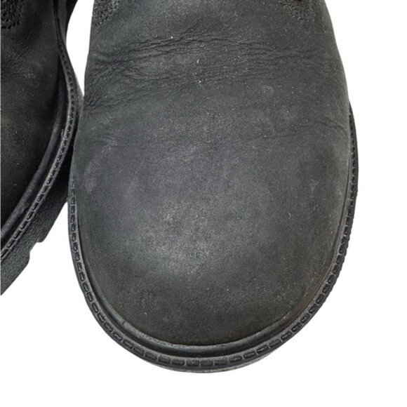 Timberland Women 6 Inch Classic Boots Size 6 Black Leather Tain Water Re… - Picture 5 of 11